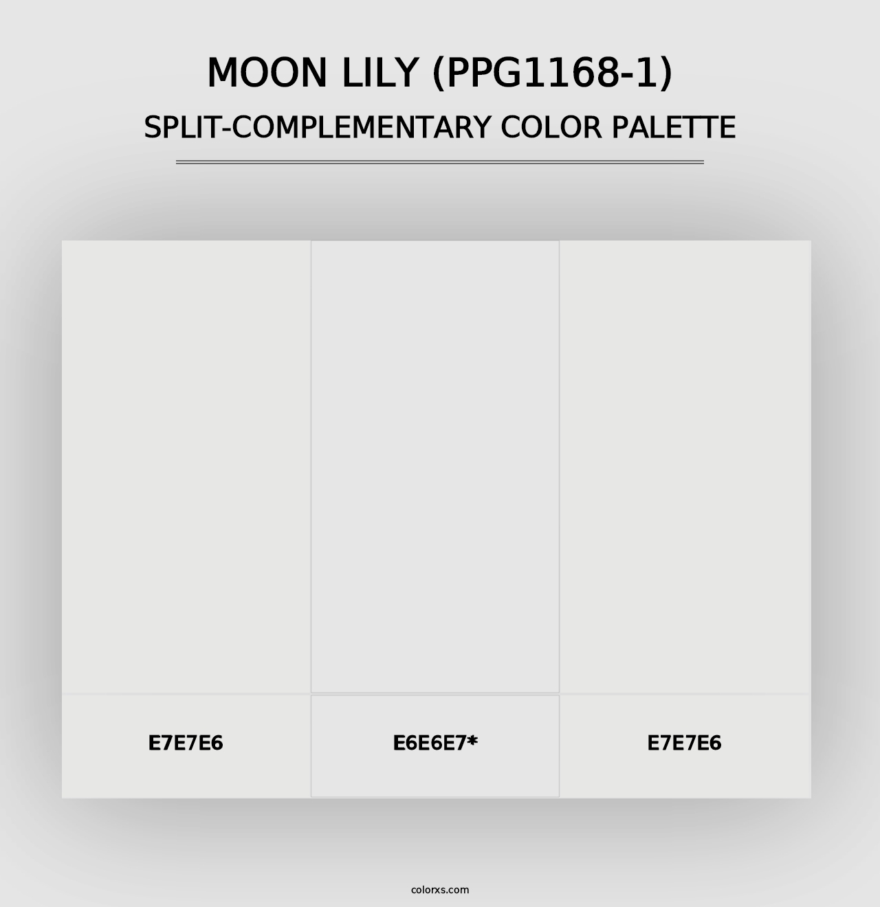 Moon Lily (PPG1168-1) - Split-Complementary Color Palette