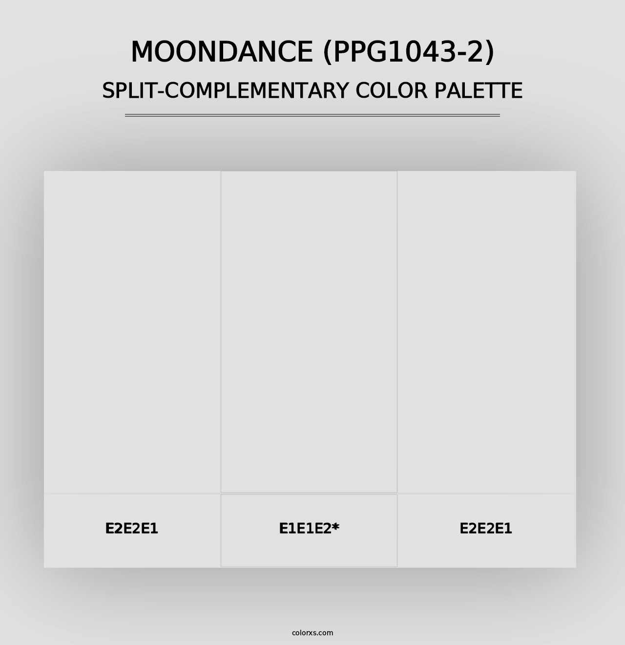 Moondance (PPG1043-2) - Split-Complementary Color Palette