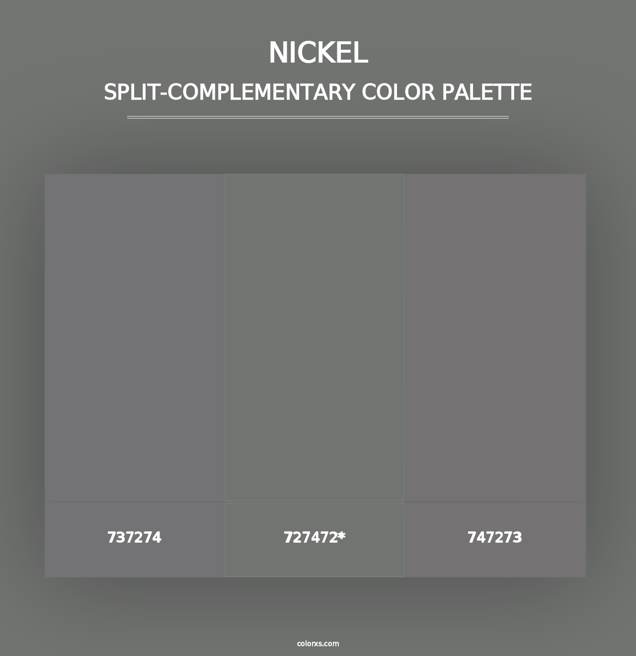 Nickel - Split-Complementary Color Palette