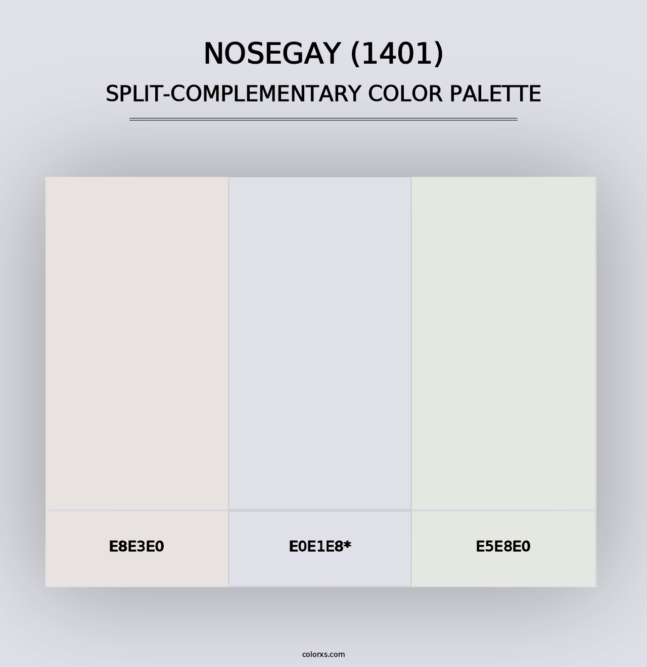 Nosegay (1401) - Split-Complementary Color Palette