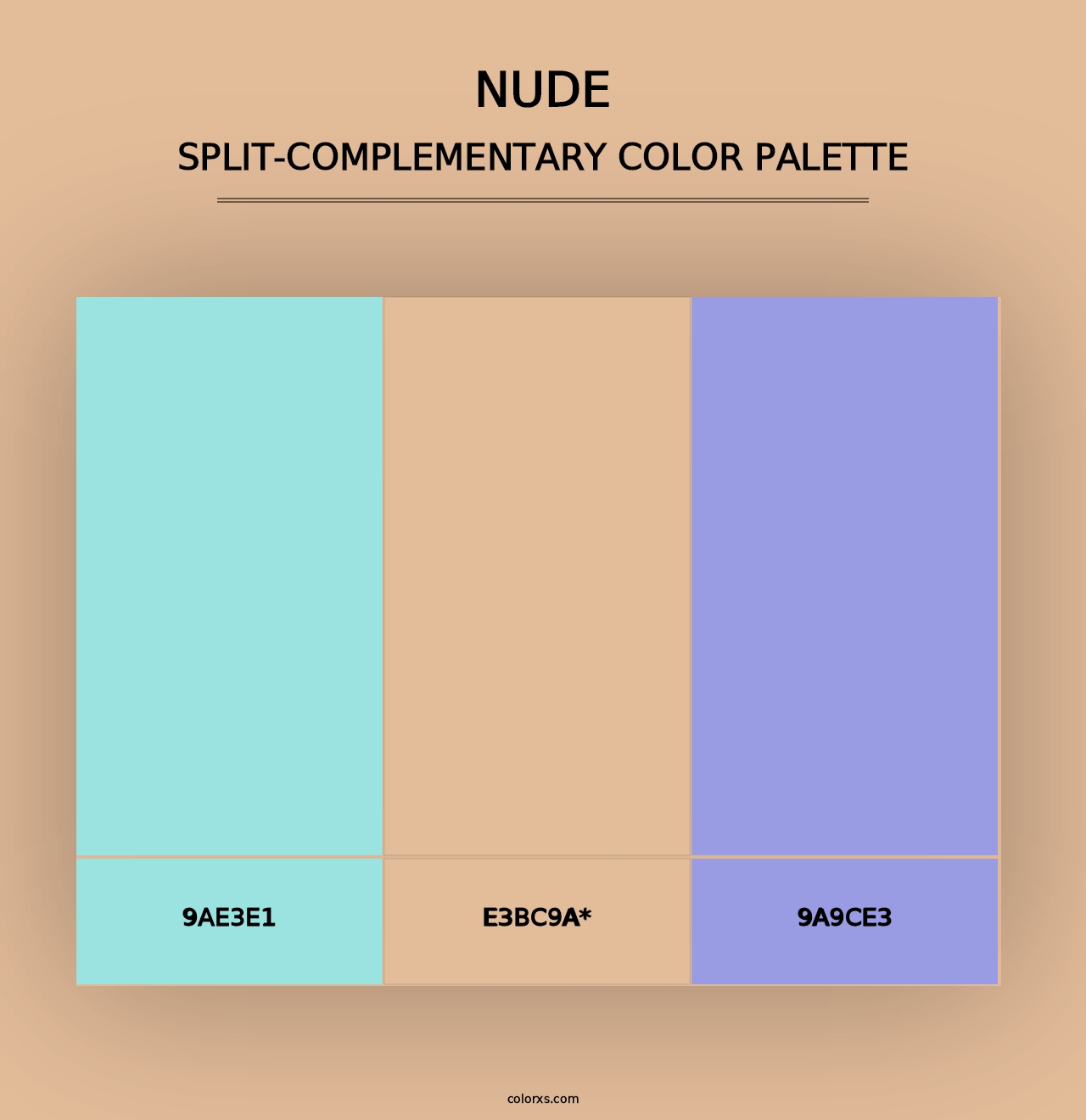 Nude - Split-Complementary Color Palette