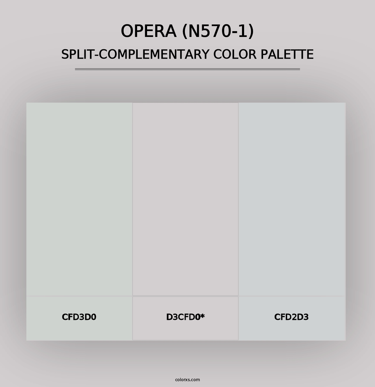 Opera (N570-1) - Split-Complementary Color Palette