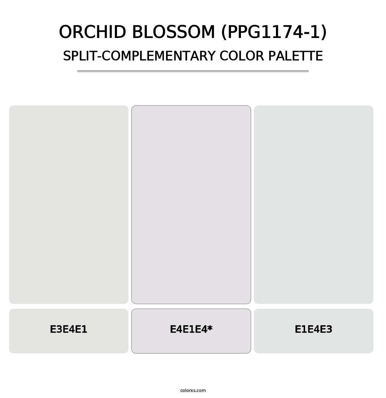 Orchid Blossom (PPG1174-1) - Split-Complementary Color Palette