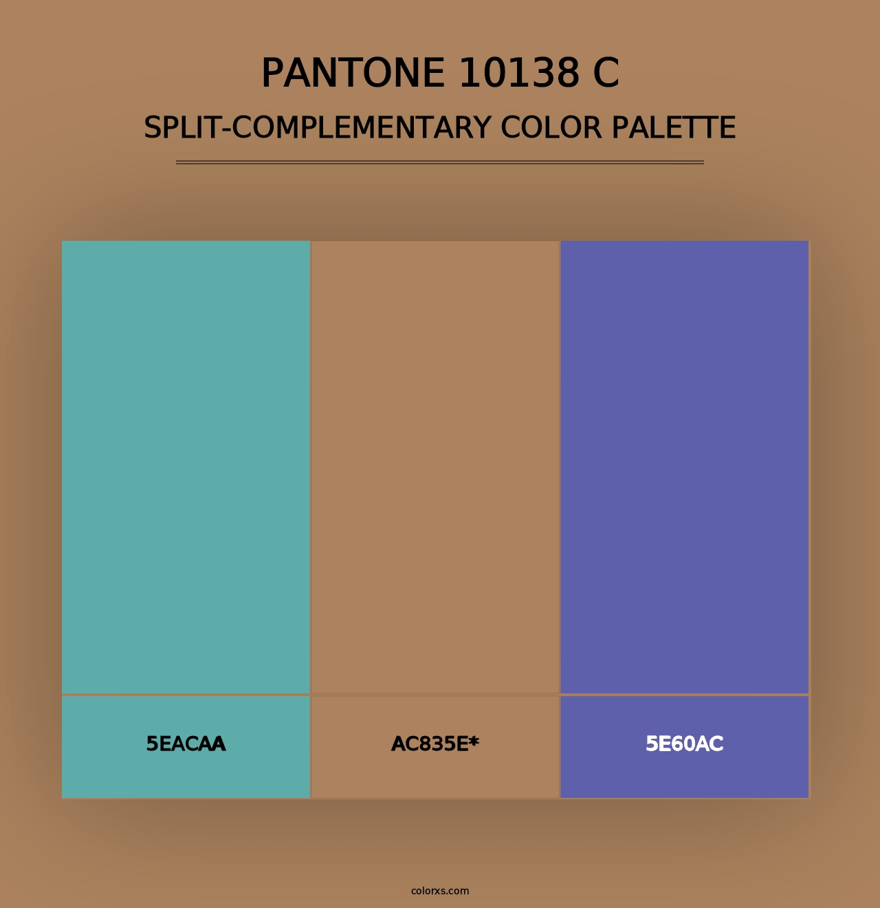 PANTONE 10138 C - Split-Complementary Color Palette