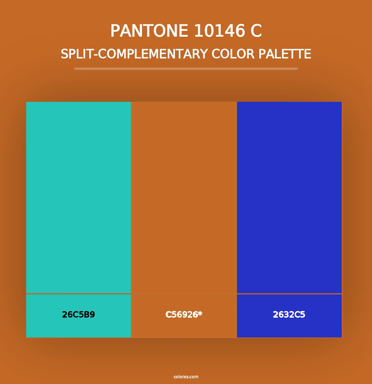 PANTONE 10146 C - Split-Complementary Color Palette