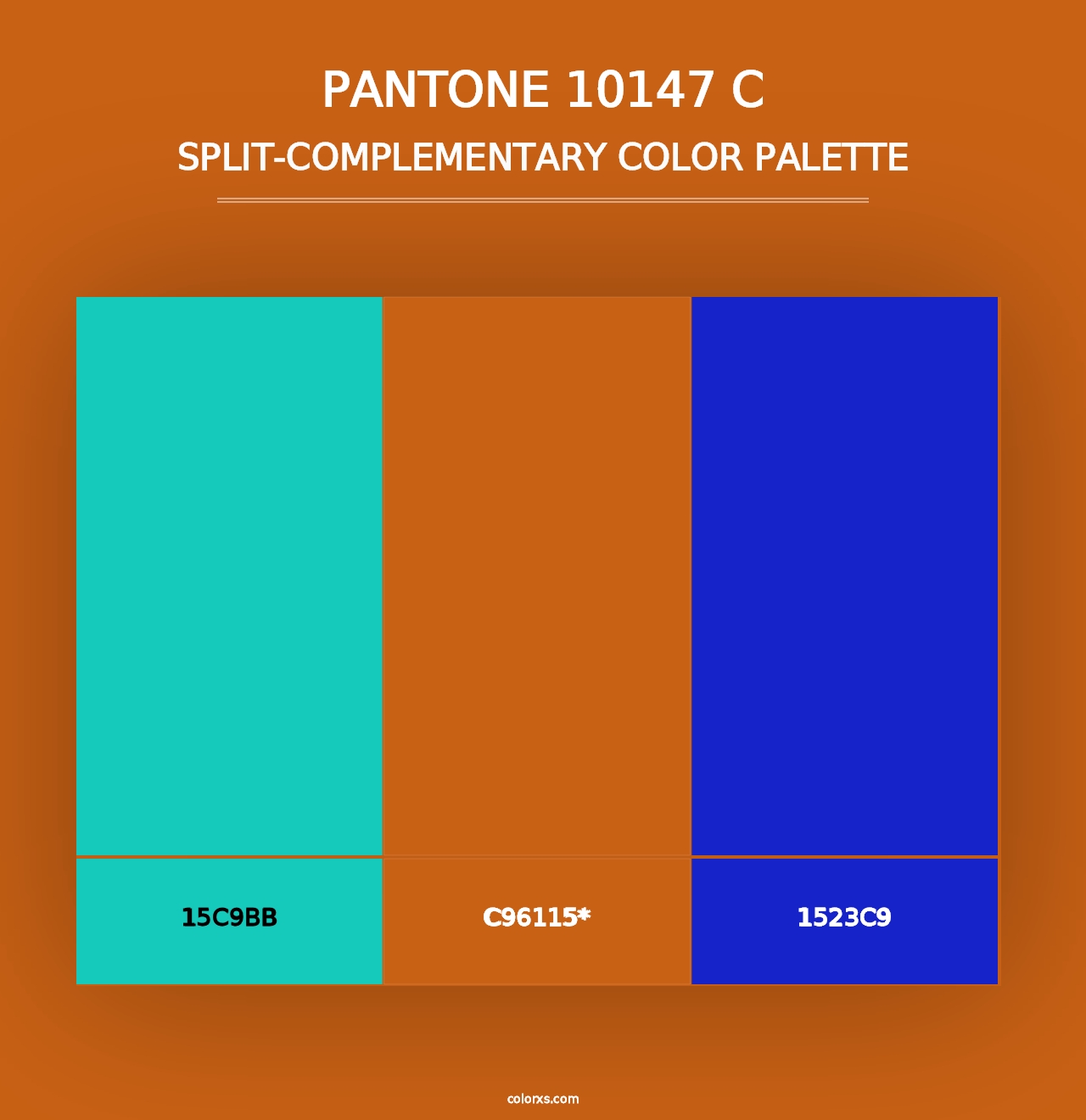 PANTONE 10147 C - Split-Complementary Color Palette