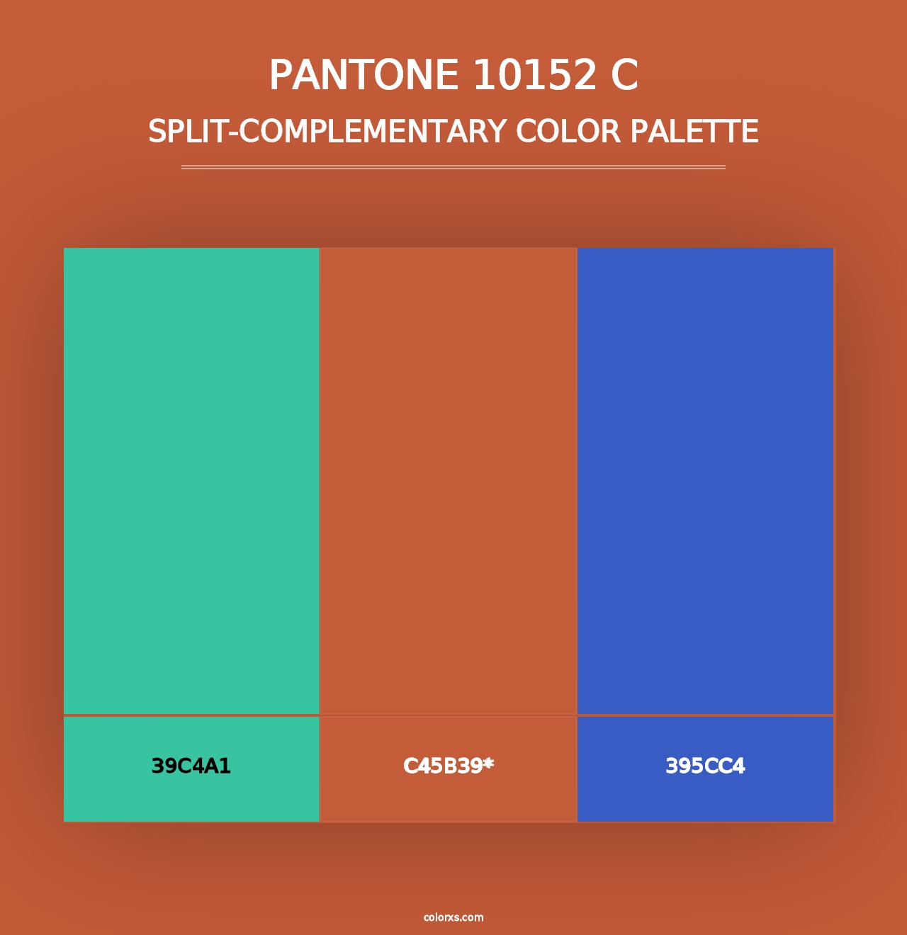 PANTONE 10152 C - Split-Complementary Color Palette