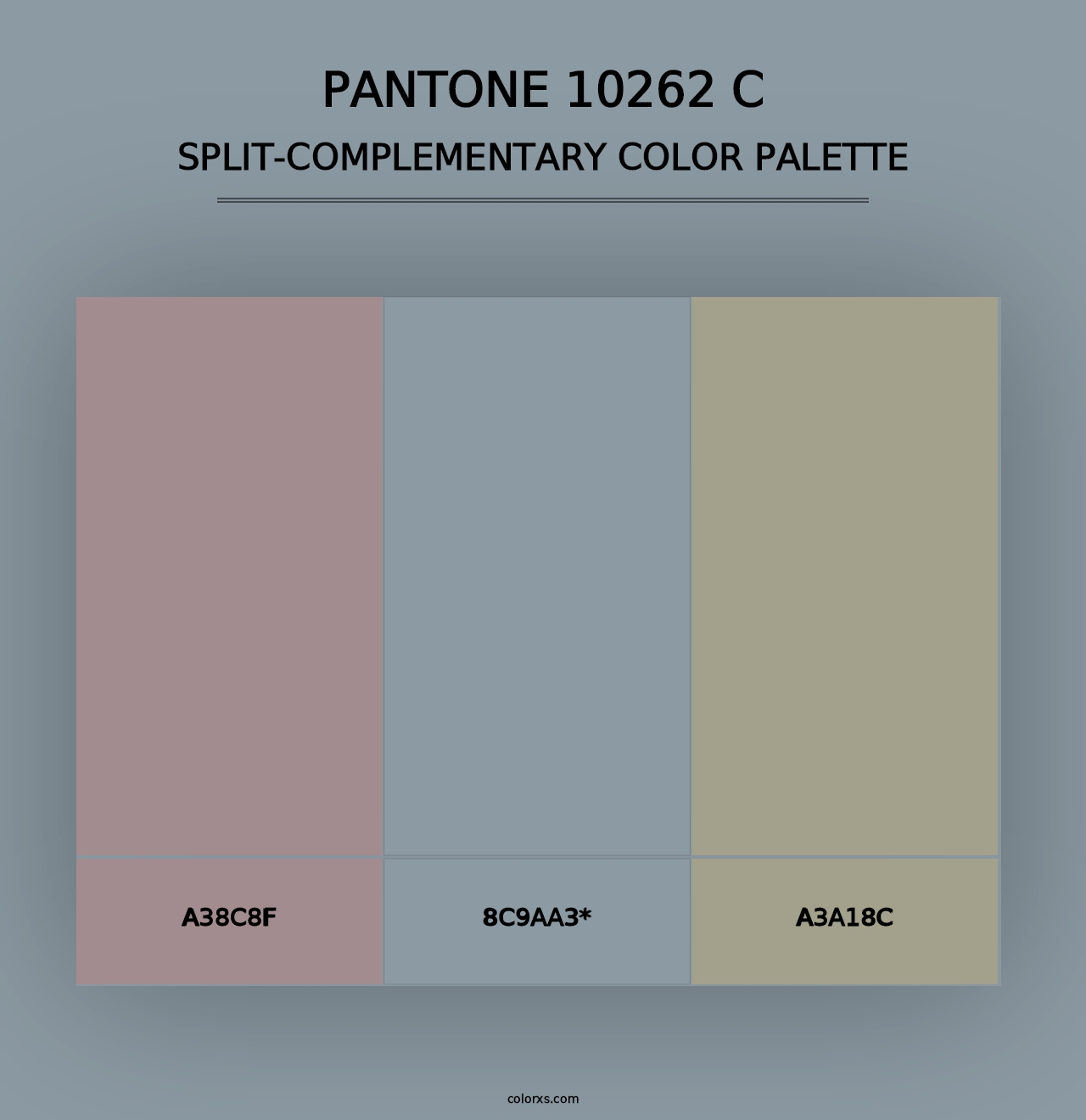 PANTONE 10262 C - Split-Complementary Color Palette