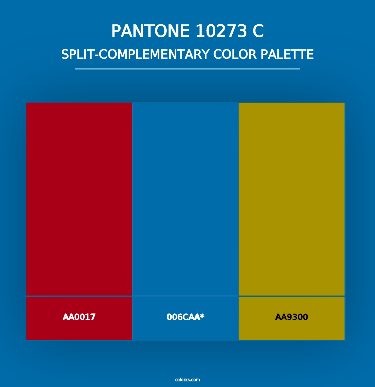 PANTONE 10273 C - Split-Complementary Color Palette