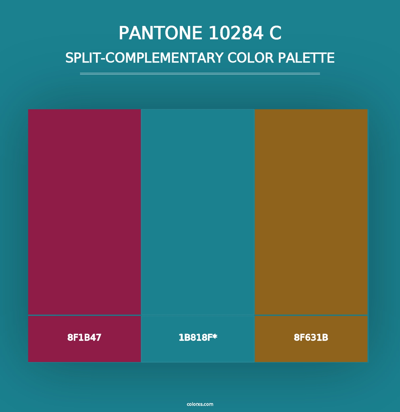 PANTONE 10284 C - Split-Complementary Color Palette