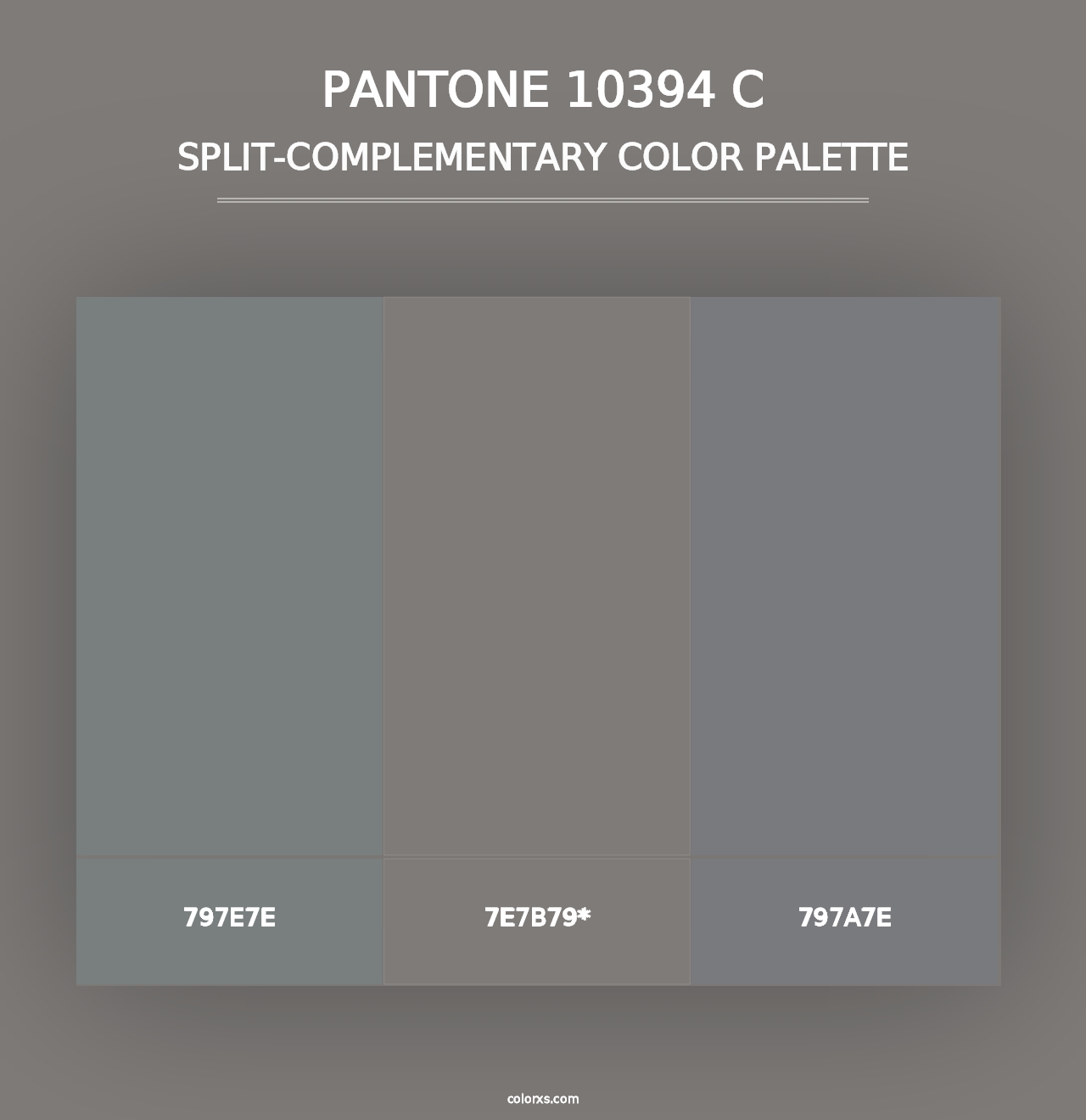 PANTONE 10394 C - Split-Complementary Color Palette