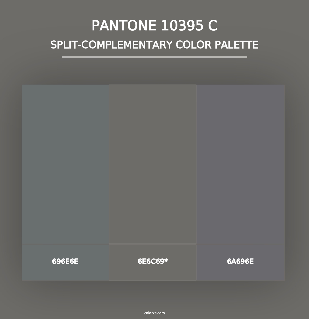 PANTONE 10395 C - Split-Complementary Color Palette