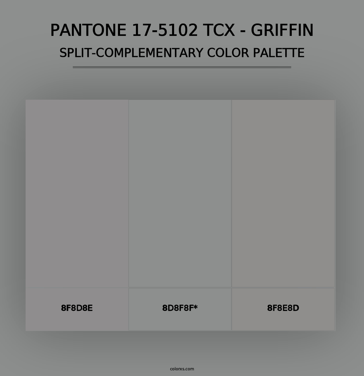 PANTONE 17-5102 TCX - Griffin - Split-Complementary Color Palette