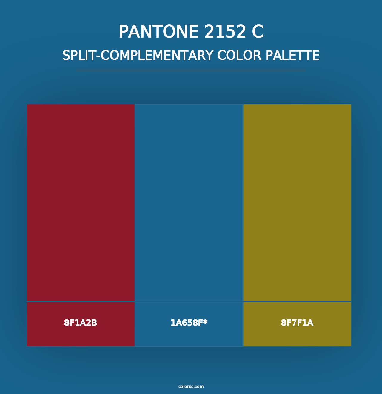 PANTONE 2152 C - Split-Complementary Color Palette