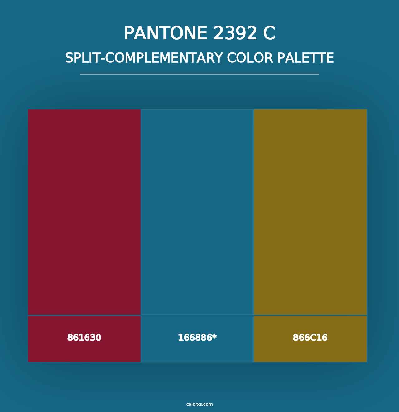 PANTONE 2392 C - Split-Complementary Color Palette