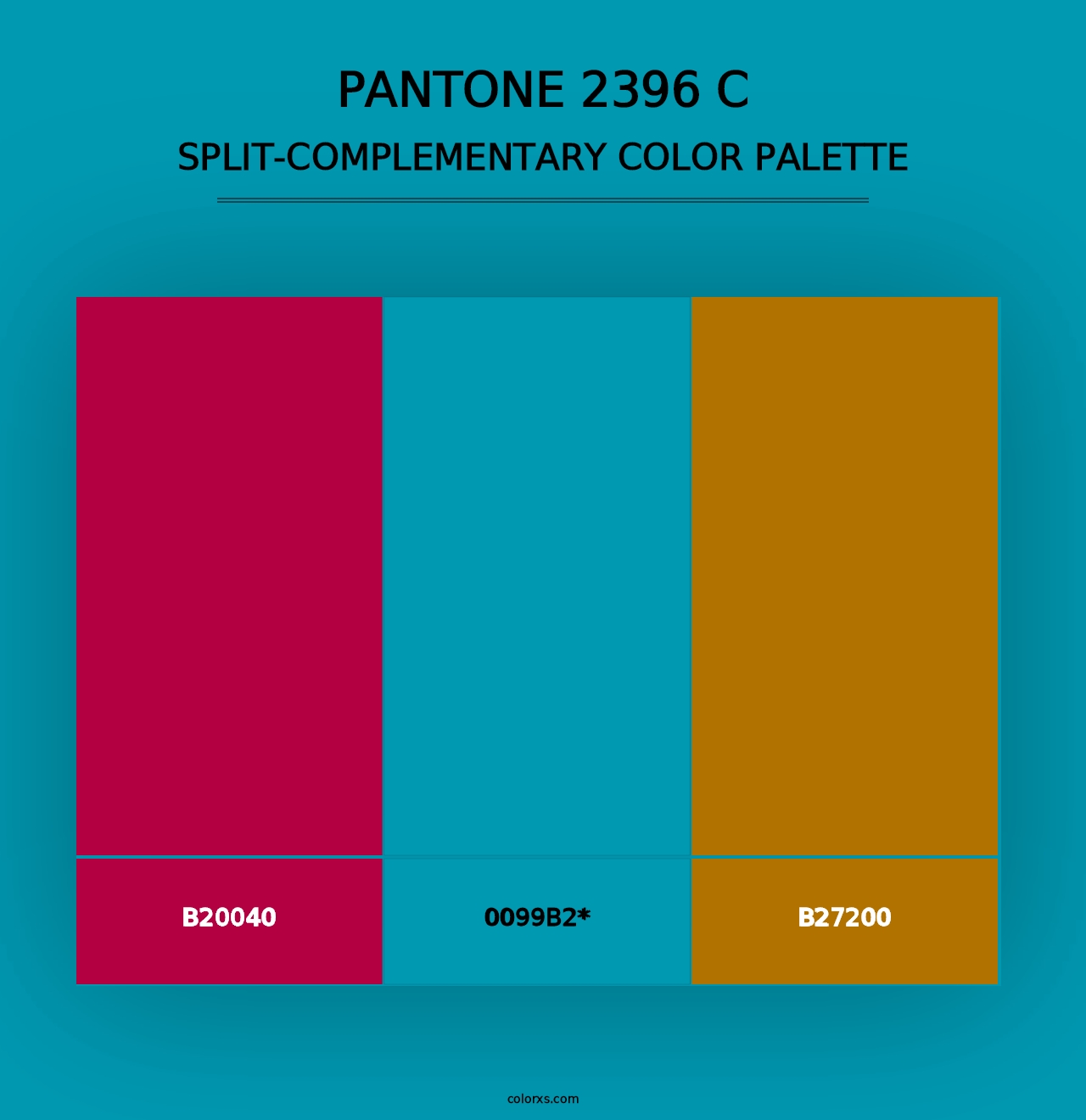 PANTONE 2396 C - Split-Complementary Color Palette