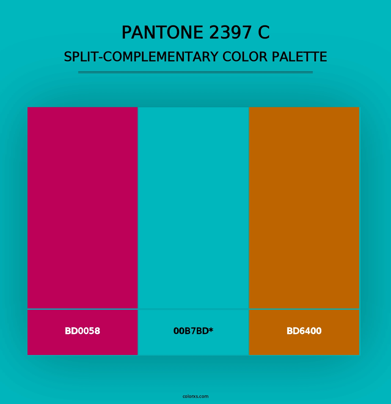 PANTONE 2397 C - Split-Complementary Color Palette