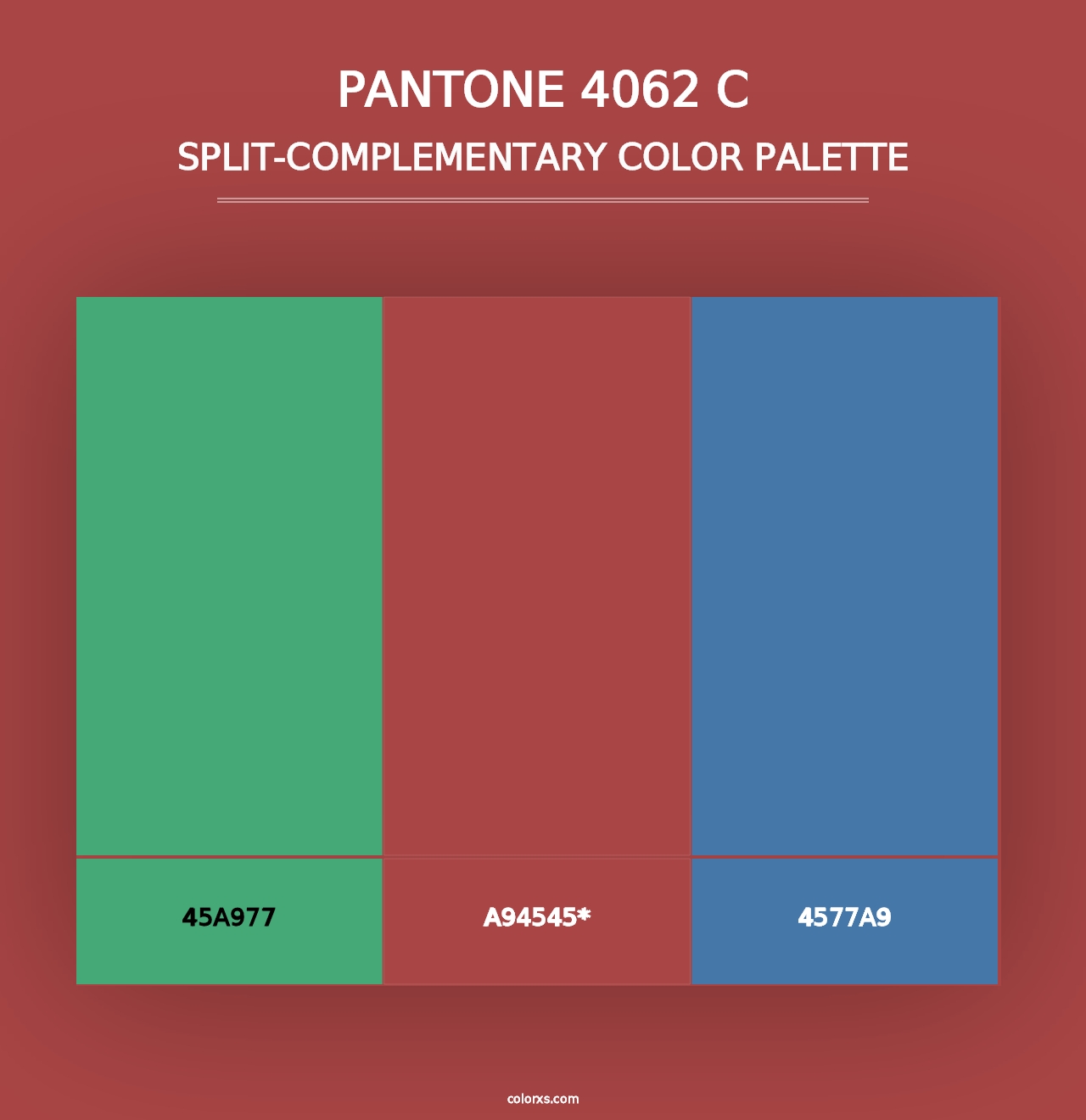 PANTONE 4062 C - Split-Complementary Color Palette