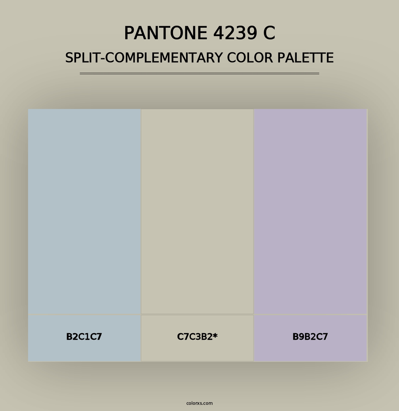 PANTONE 4239 C - Split-Complementary Color Palette