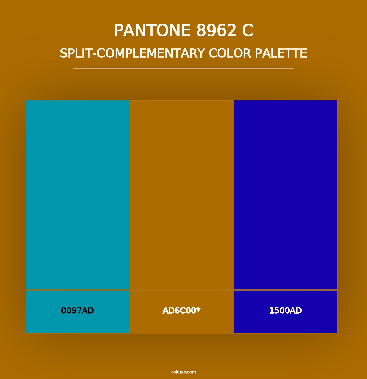 PANTONE 8962 C - Split-Complementary Color Palette