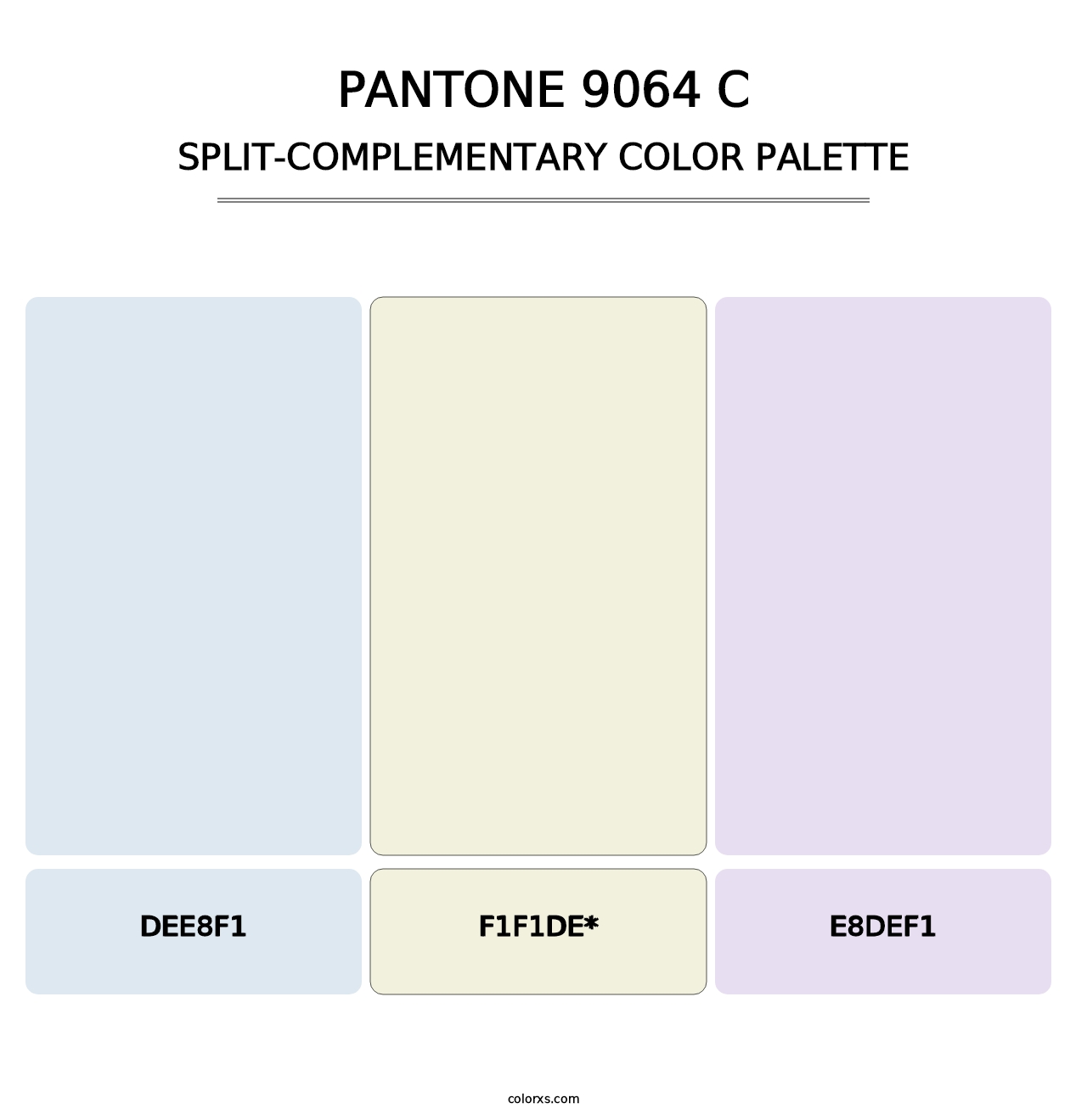 PANTONE 9064 C - Split-Complementary Color Palette