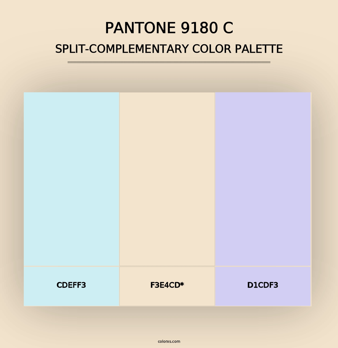 PANTONE 9180 C - Split-Complementary Color Palette