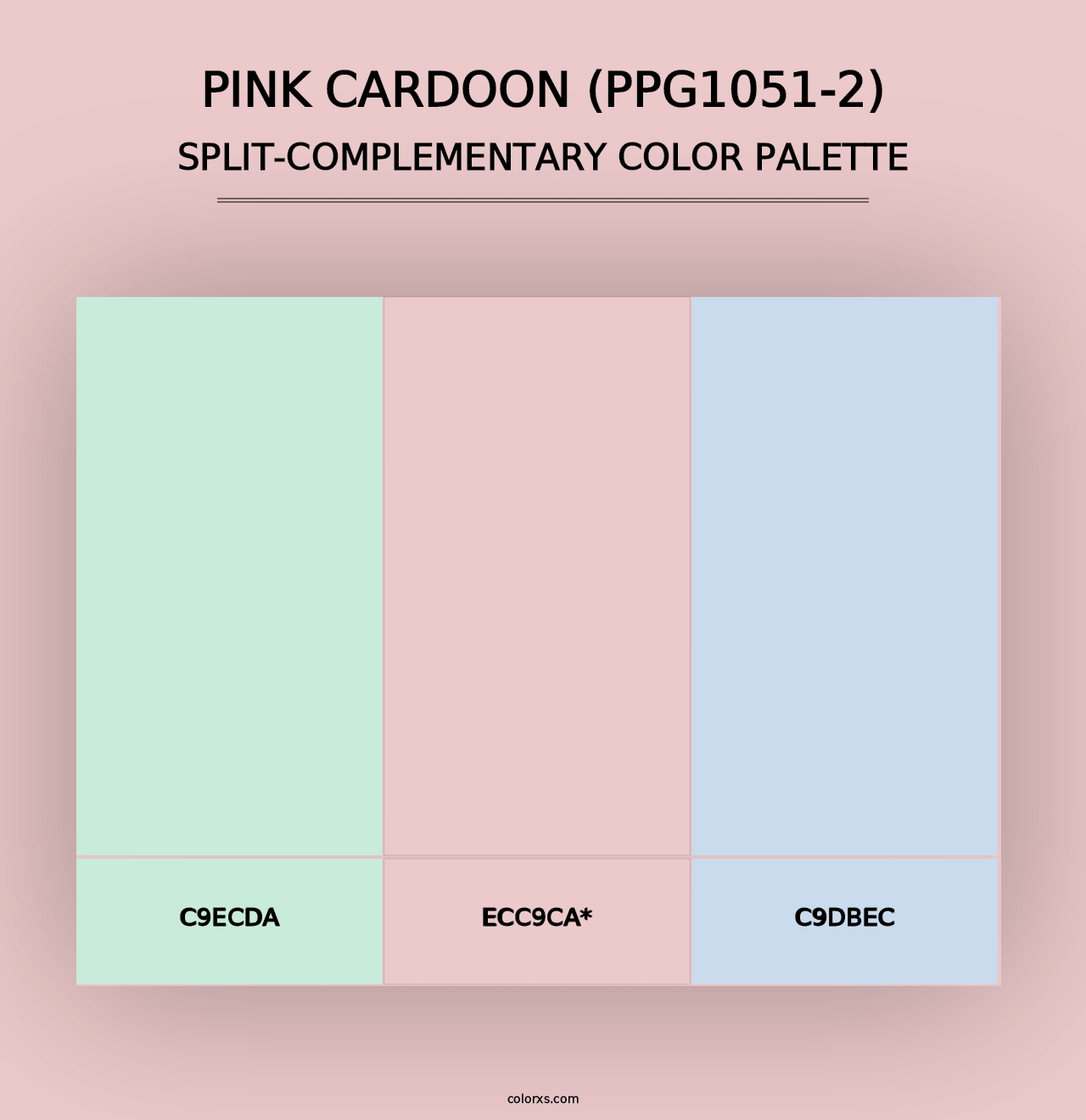 Pink Cardoon (PPG1051-2) - Split-Complementary Color Palette