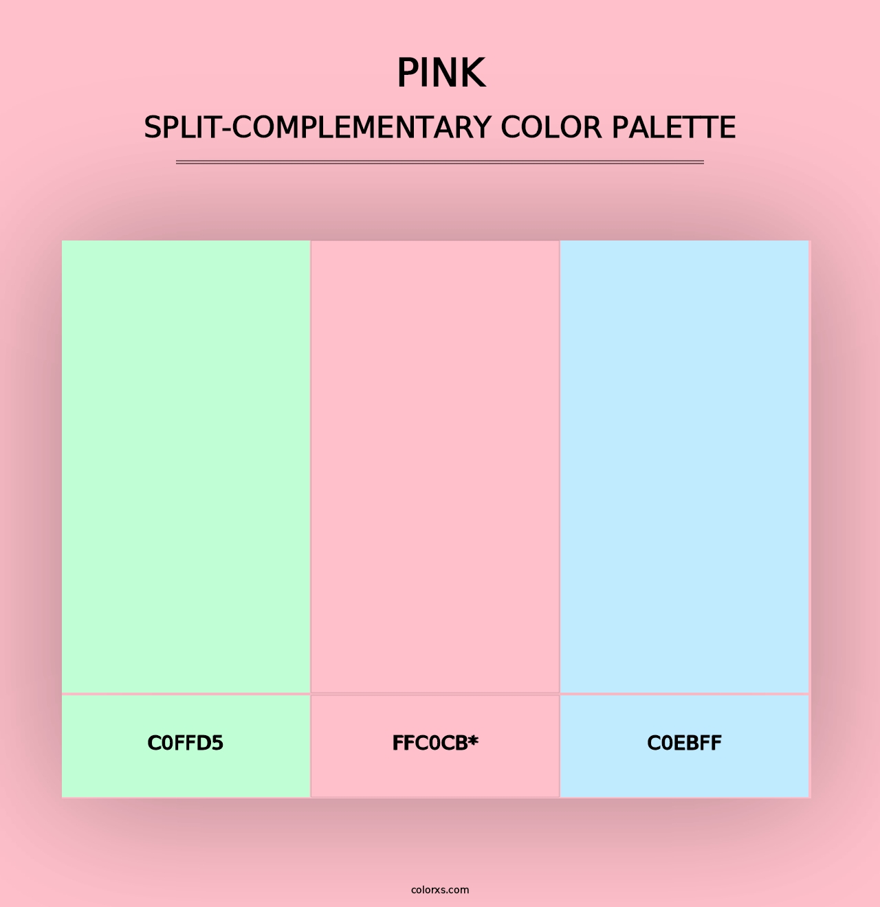 Pink - Split-Complementary Color Palette