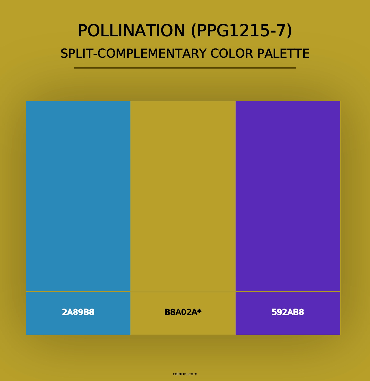 Pollination (PPG1215-7) - Split-Complementary Color Palette