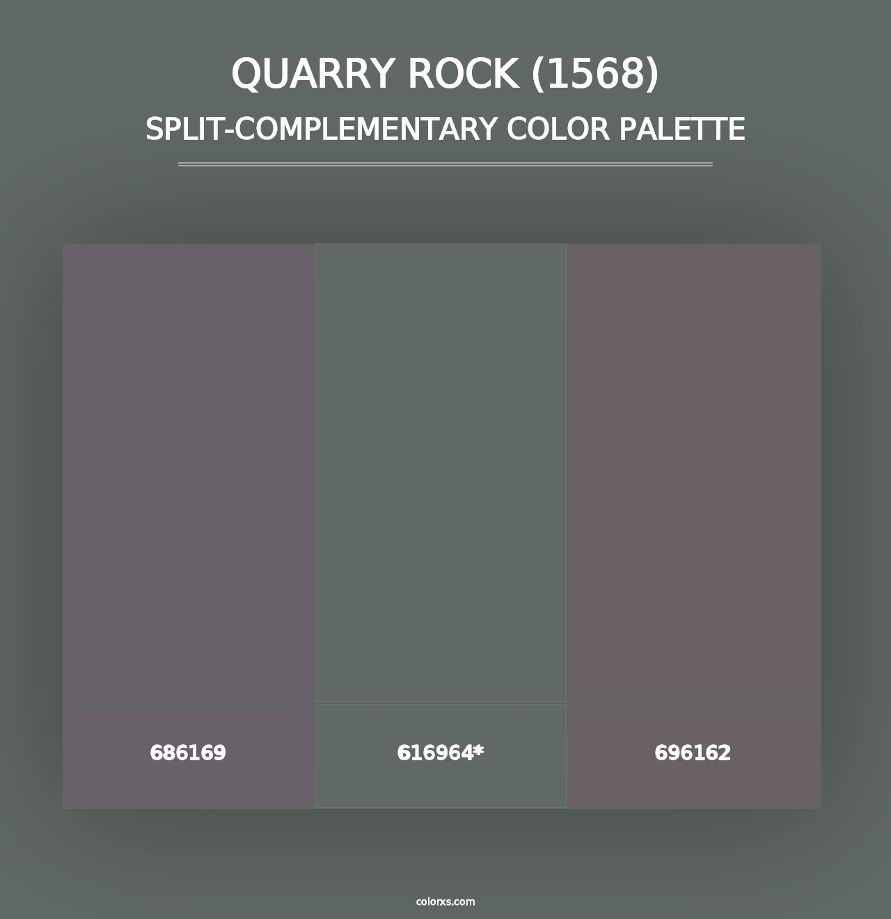 Quarry Rock (1568) - Split-Complementary Color Palette