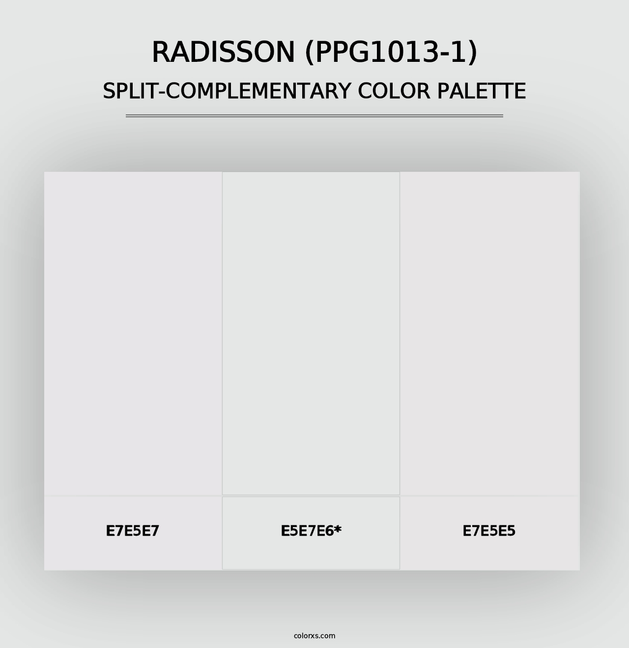 Radisson (PPG1013-1) - Split-Complementary Color Palette