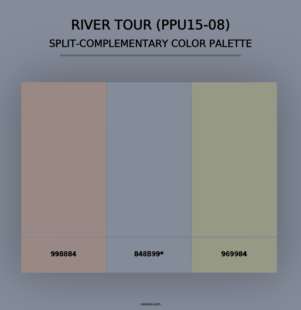 River Tour (PPU15-08) - Split-Complementary Color Palette