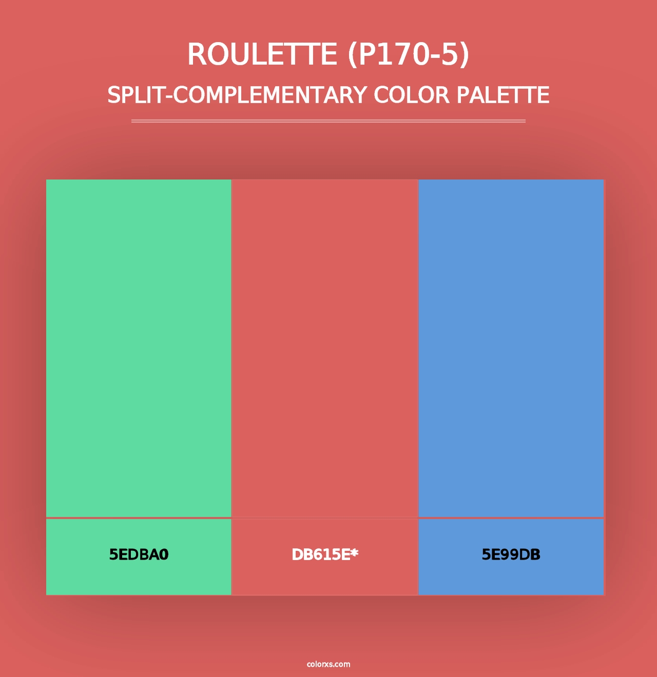 Roulette (P170-5) - Split-Complementary Color Palette