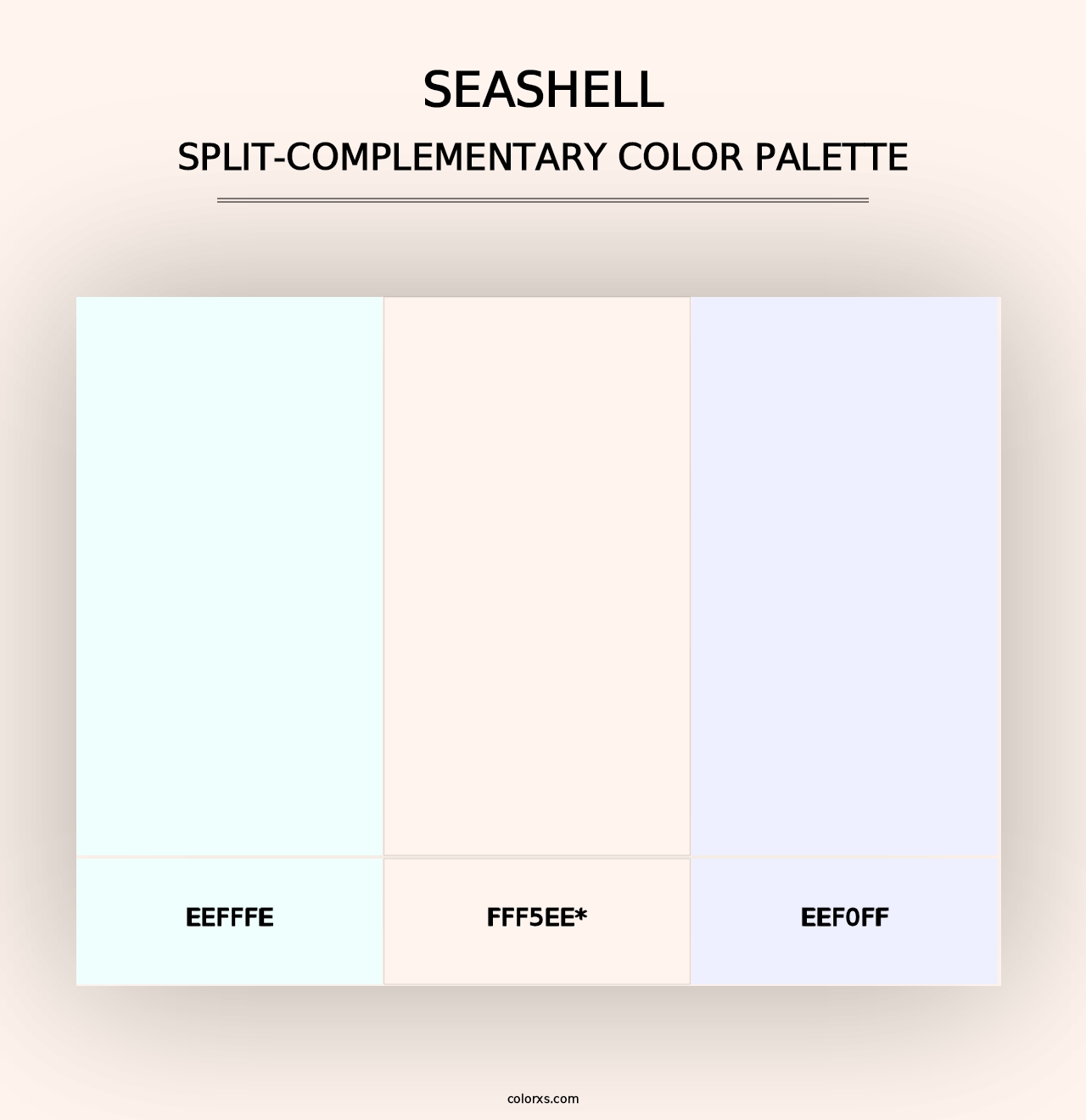 Seashell - Split-Complementary Color Palette