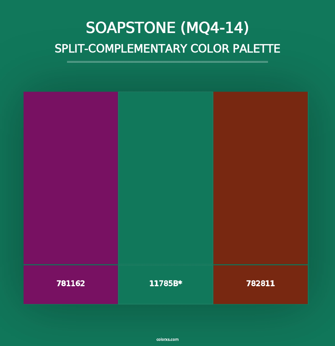 Soapstone (MQ4-14) - Split-Complementary Color Palette