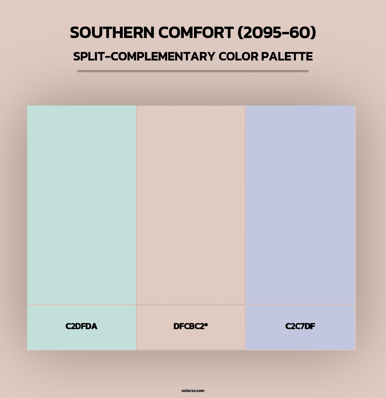 Southern Comfort (2095-60) - Split-Complementary Color Palette