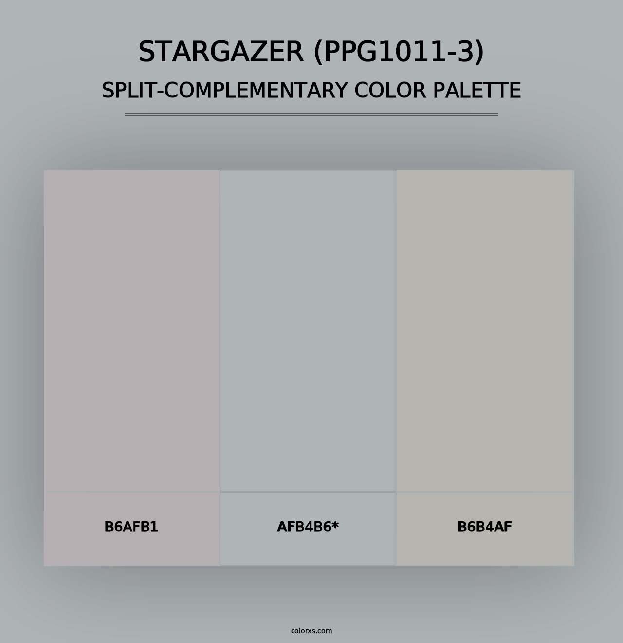 Stargazer (PPG1011-3) - Split-Complementary Color Palette