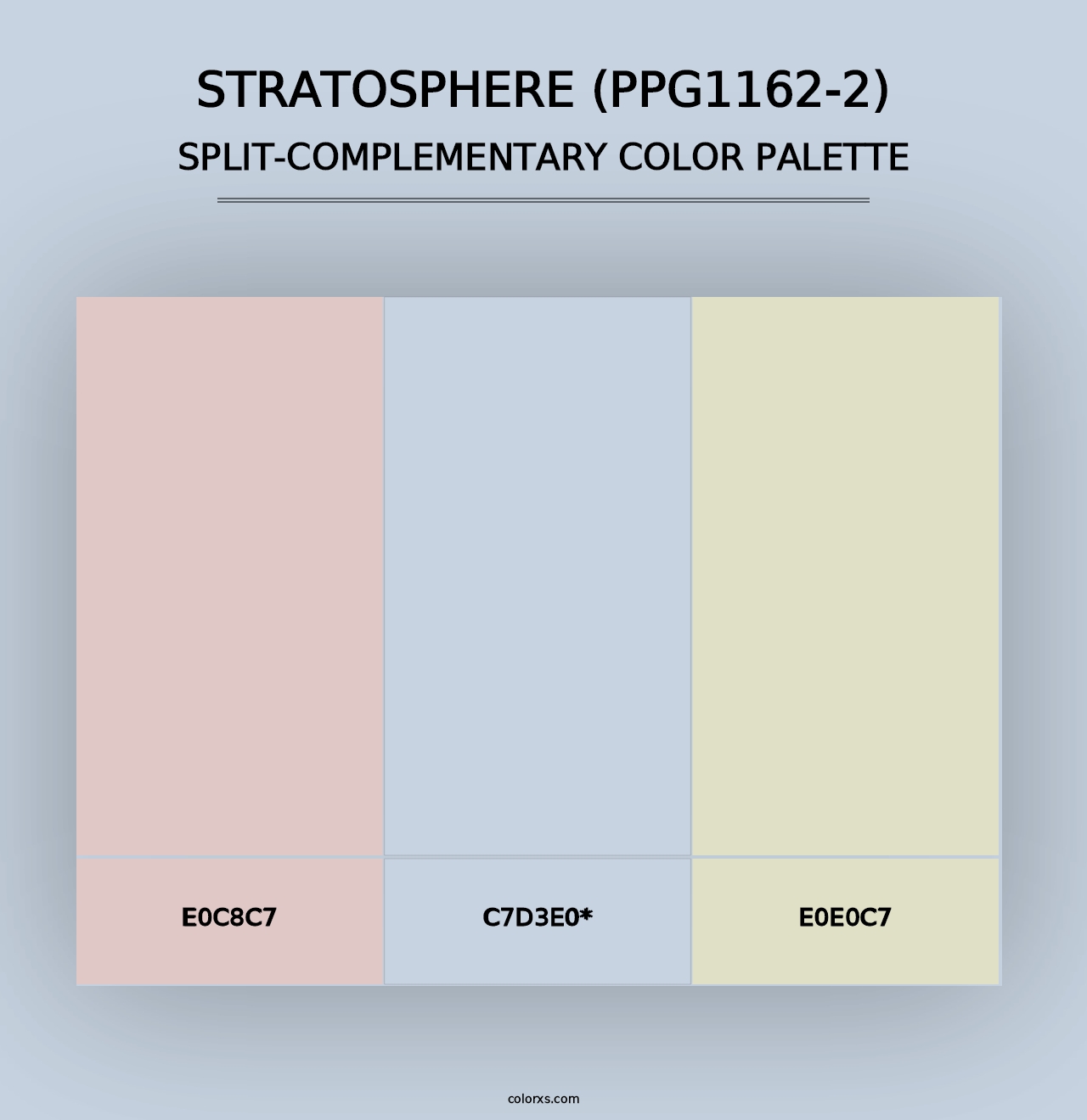 Stratosphere (PPG1162-2) - Split-Complementary Color Palette