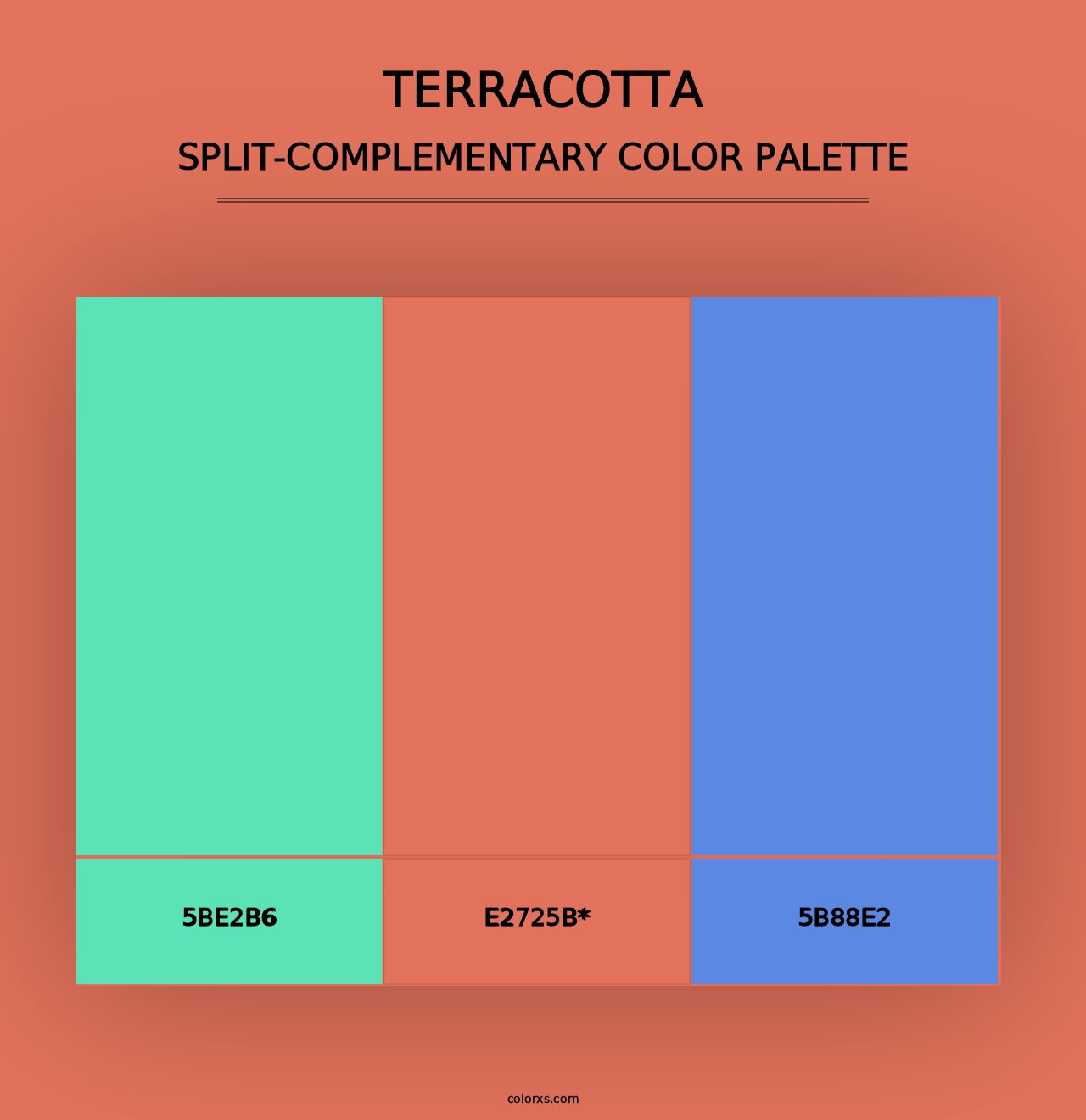 Terracotta - Split-Complementary Color Palette