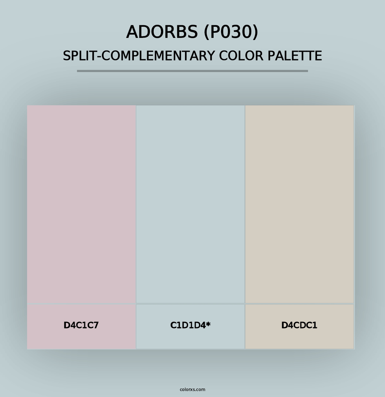 Adorbs (P030) - Split-Complementary Color Palette