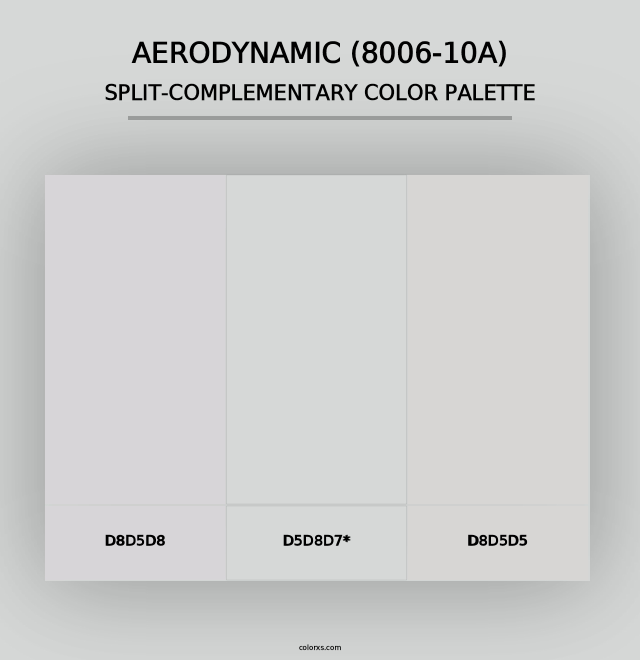 Aerodynamic (8006-10A) - Split-Complementary Color Palette