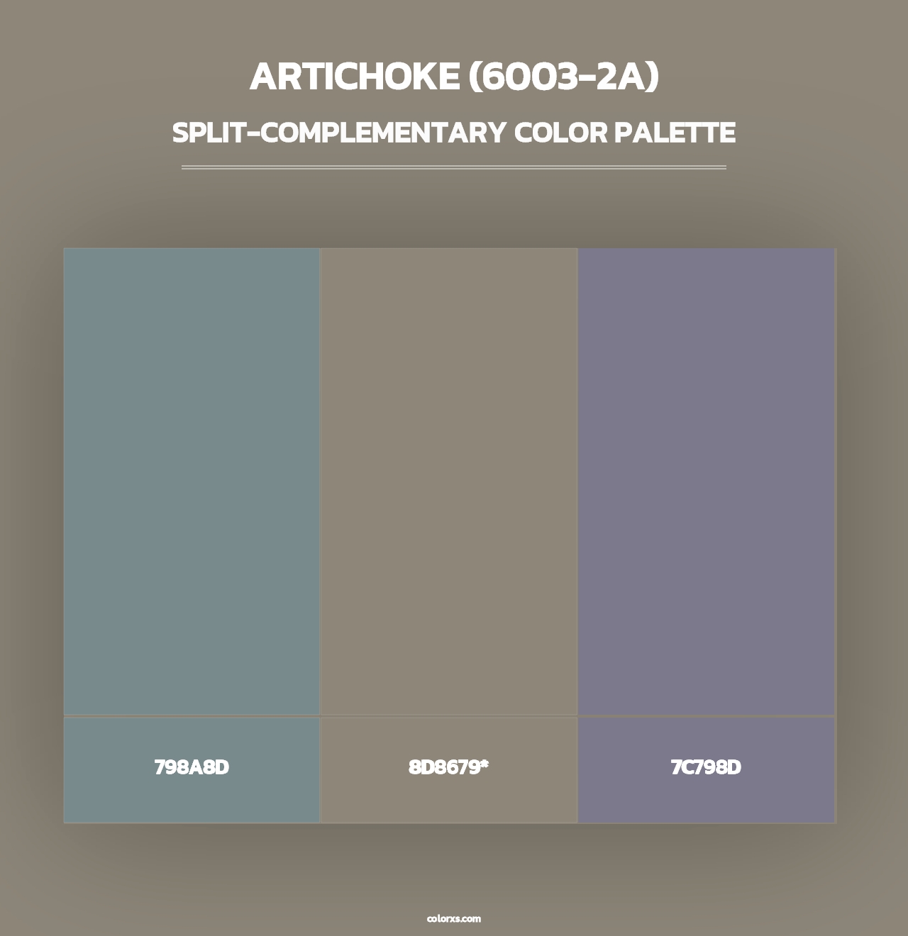 Artichoke (6003-2A) - Split-Complementary Color Palette