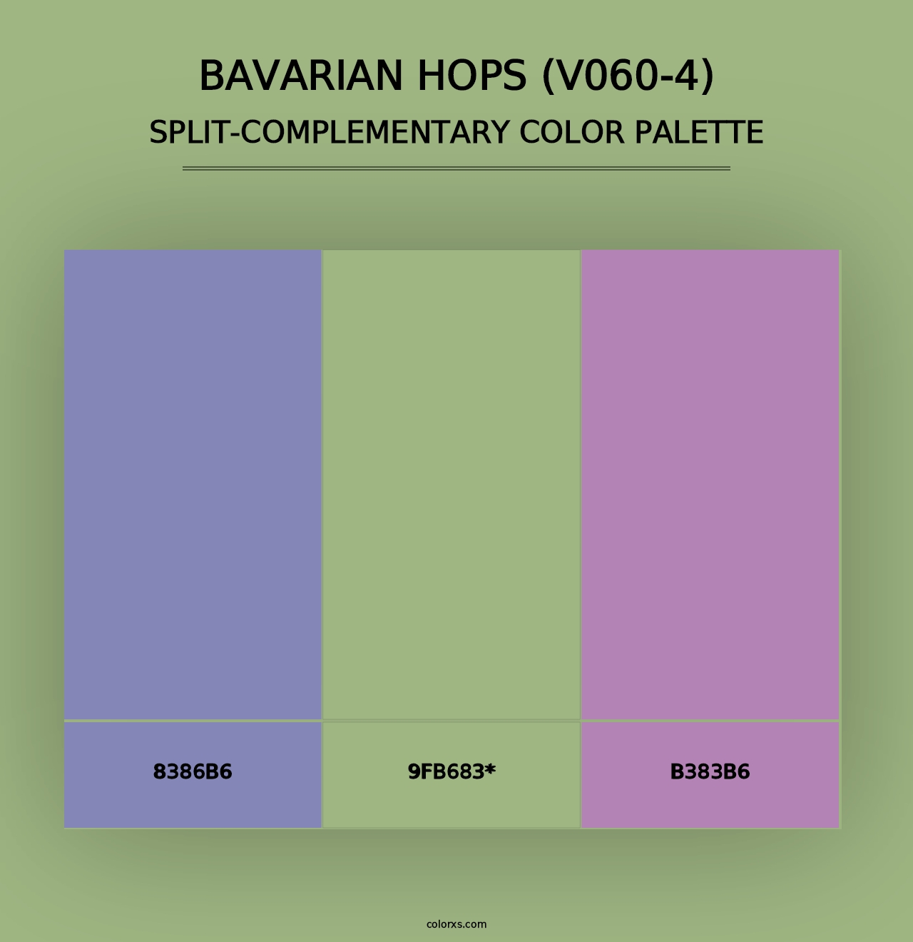 Bavarian Hops (V060-4) - Split-Complementary Color Palette