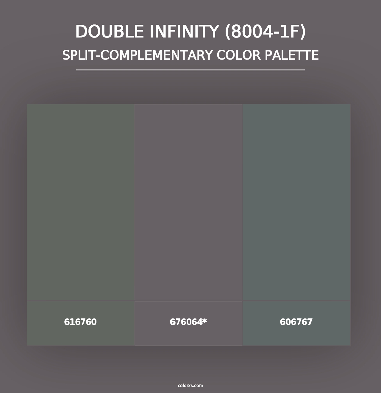 Double Infinity (8004-1F) - Split-Complementary Color Palette