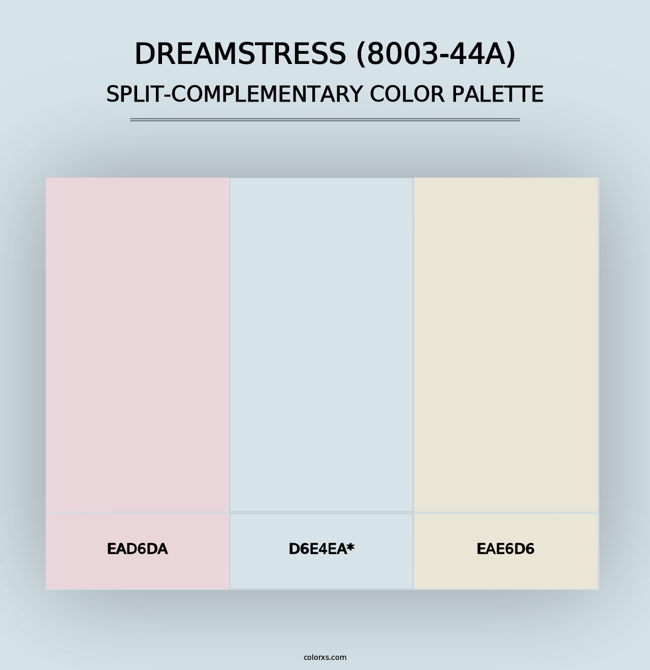 Dreamstress (8003-44A) - Split-Complementary Color Palette