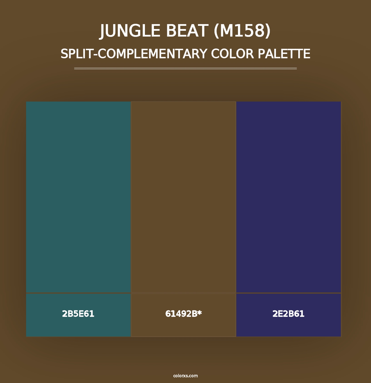 Jungle Beat (M158) - Split-Complementary Color Palette