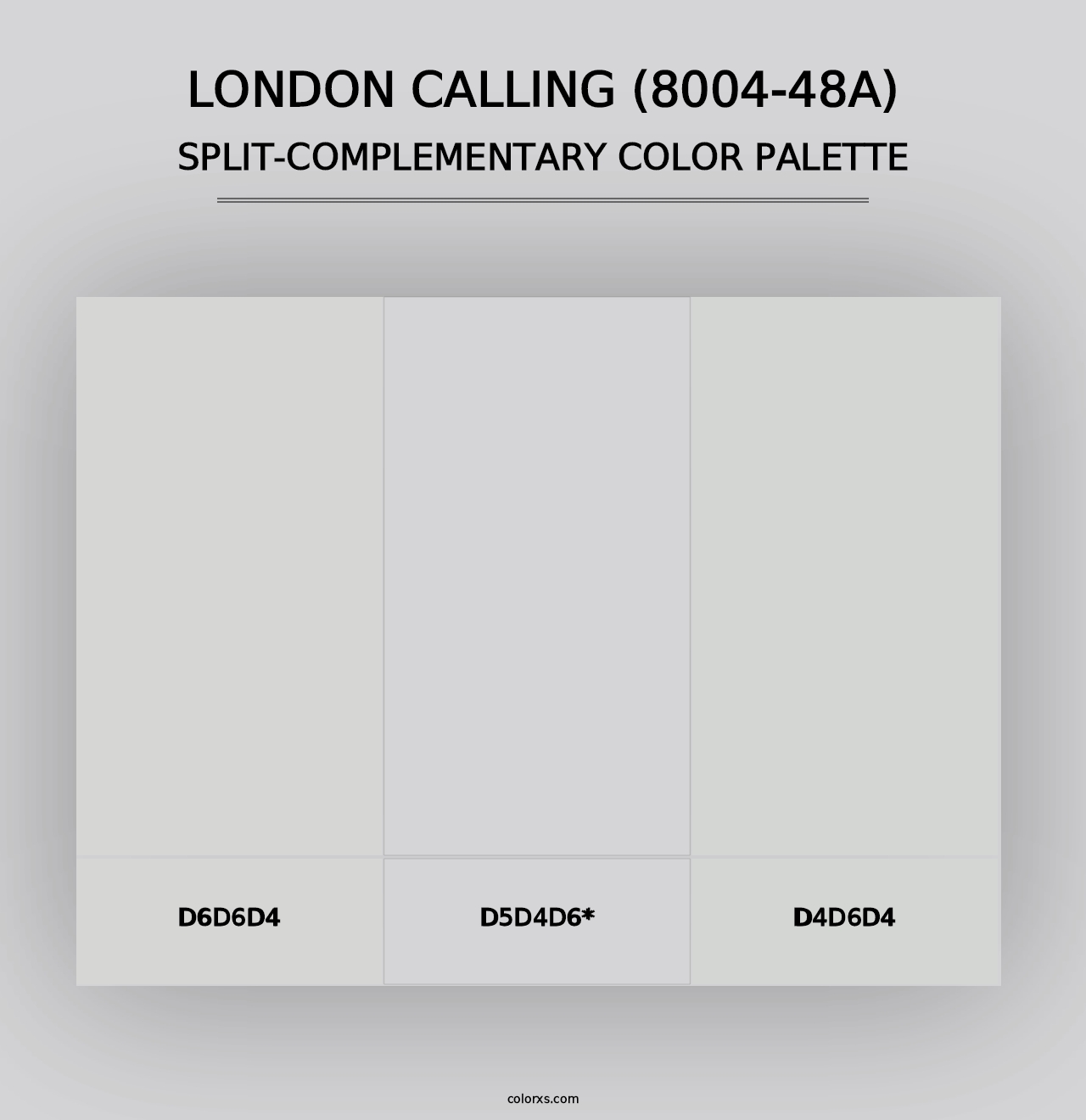 London Calling (8004-48A) - Split-Complementary Color Palette