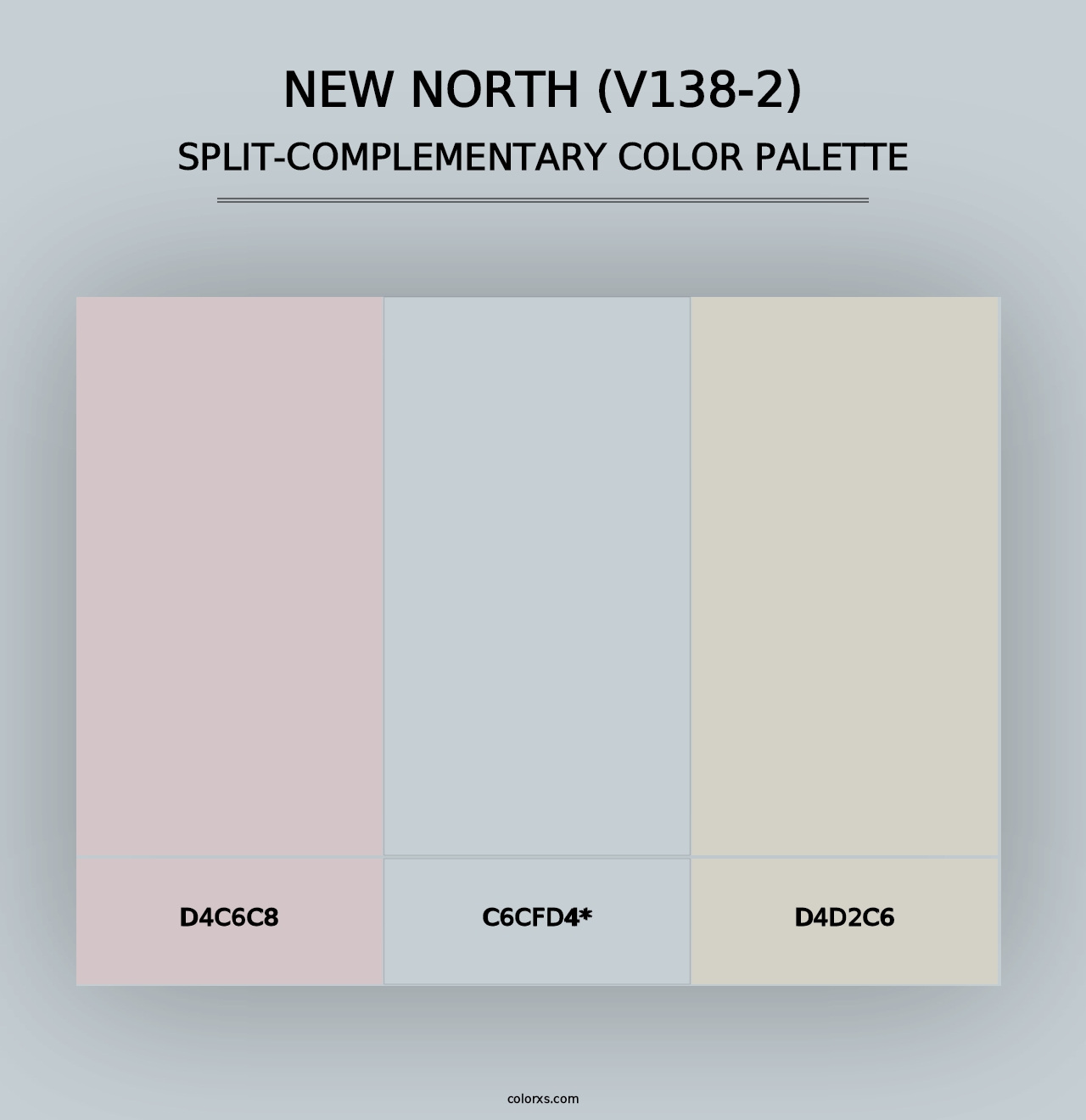 New North (V138-2) - Split-Complementary Color Palette