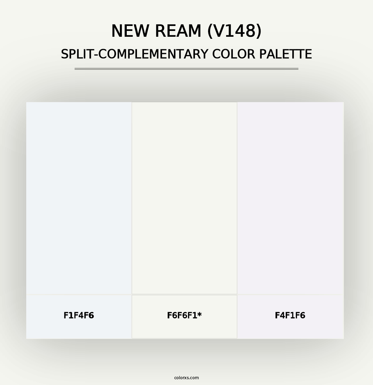 New Ream (V148) - Split-Complementary Color Palette