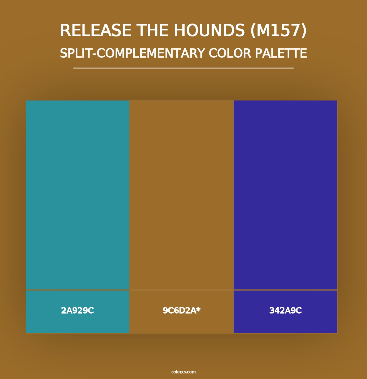 Release the Hounds (M157) - Split-Complementary Color Palette